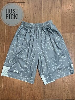 Under Armour Men’s Green Unlined Athletic Shorts - Modern Camo Print